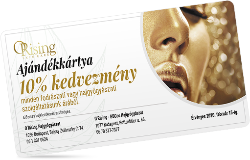 Ajándékkártya - 10% kedvezmény